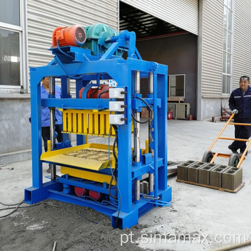 Máquina automática de meio-fio para blocos de concreto